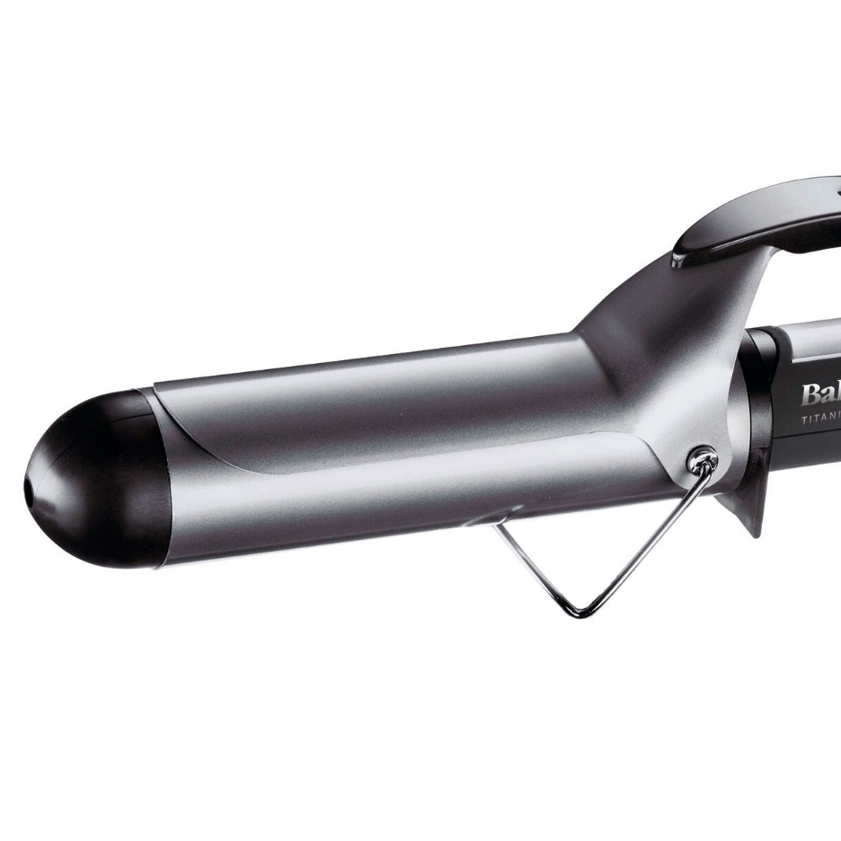 Плойка BABYLISS Pro Titanium Tourmaline. BABYLISS Pro Titanium Tourmaline 38 мм. BABYLISS Pro Titanium Tourmaline bab2275tte, 38 мм. Плойка 38мм с терморег. Титан+турмалин.