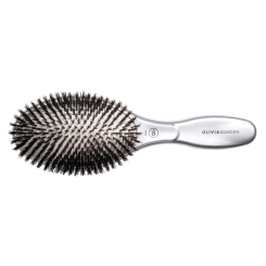 Щетка массажная Olivia Garden Expert Care Oval Boar Bristles Silver