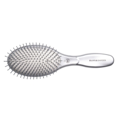 Щетка массажная Olivia Garden Expert Care Oval Nylon Bristles Silver